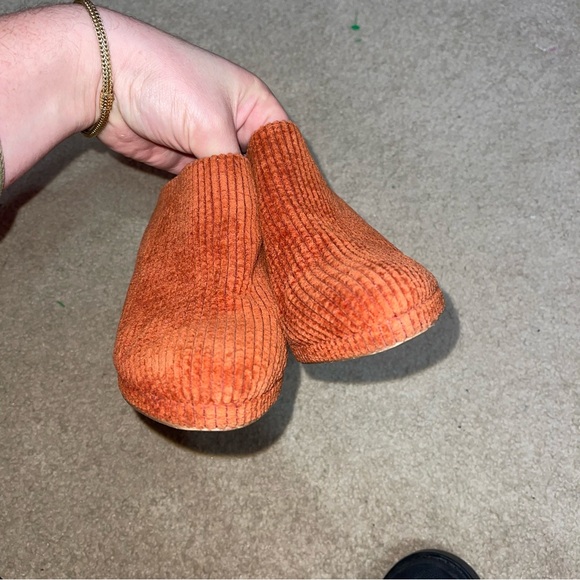 Soludos Orange Corduroy Brooke Mule Size 9 - Picture 5 of 6